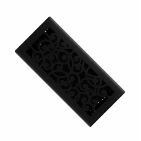 Tool Floor Register, Black Iron - 4 x 10 in. TO1857171